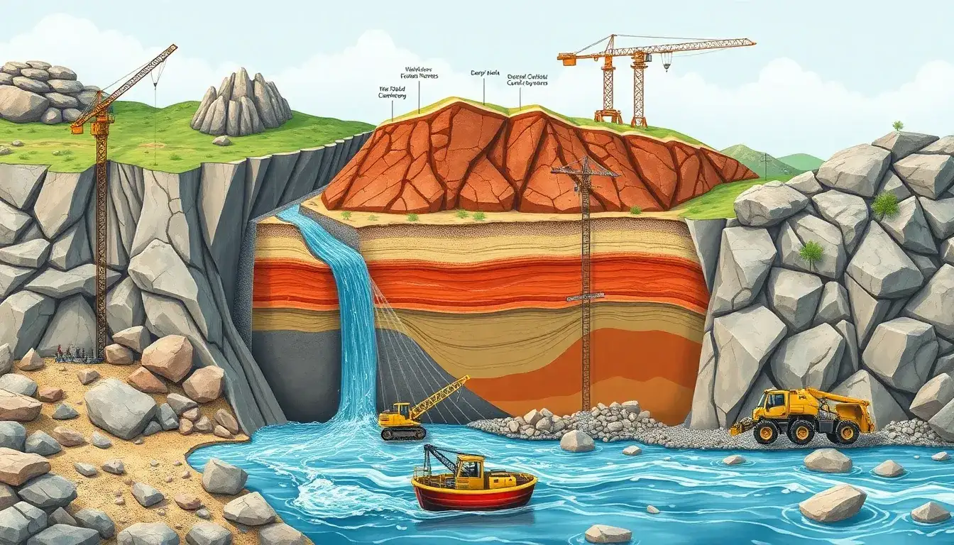 How do different rock formations influence the construction costs of pumped hydro storage facilities