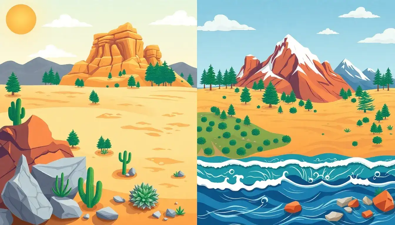 Are there specific rock types that are more suitable for certain regions or climates