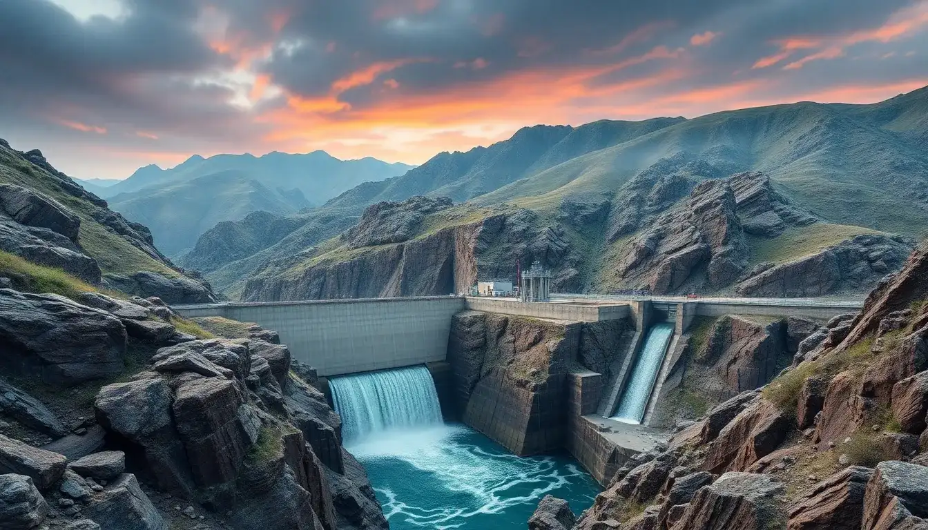 How does the type of rock impact the safety and stability of pumped hydro storage facilities