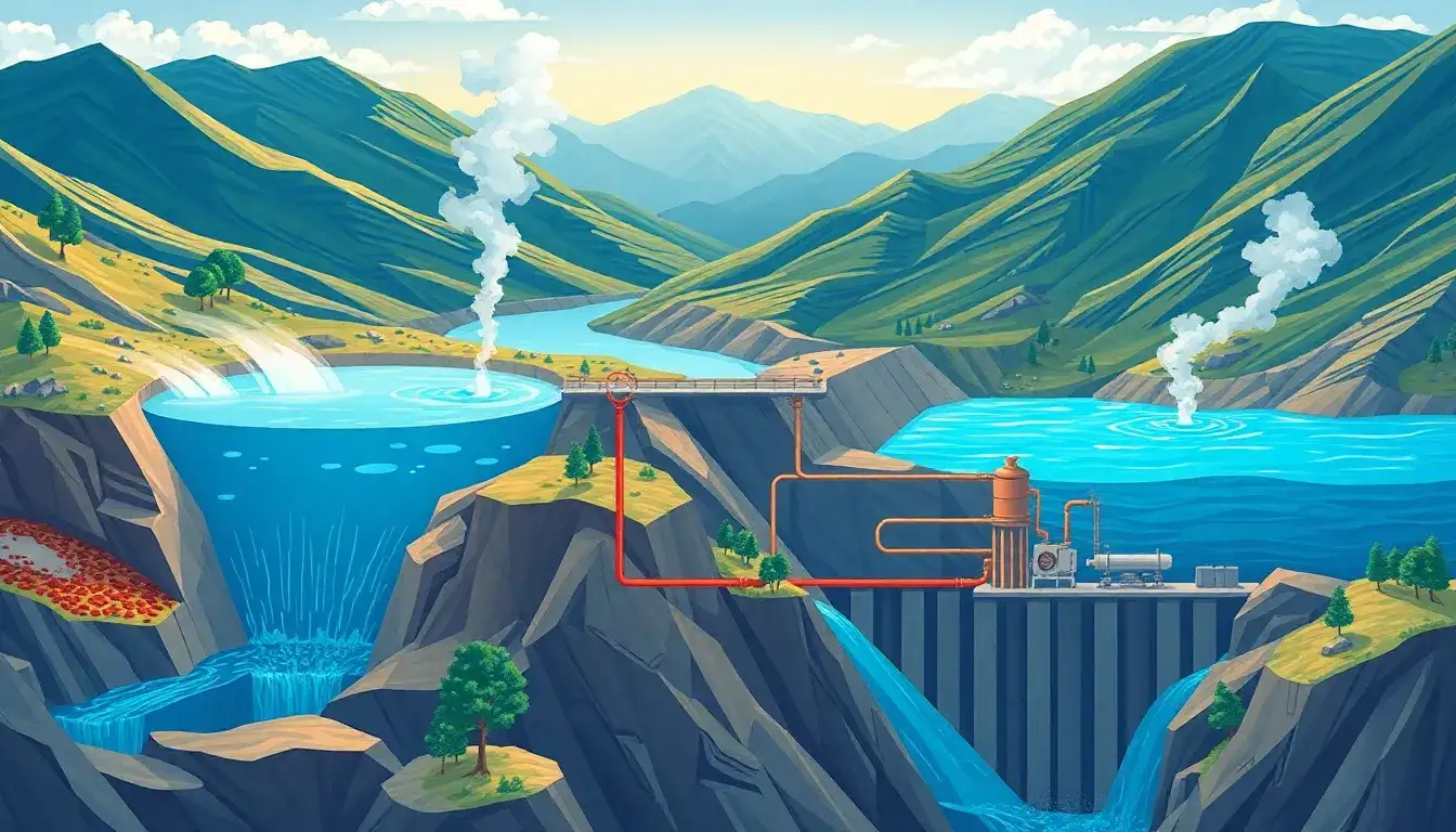 How do environmental factors like water availability and evaporation impact the operation of pumped hydro storage