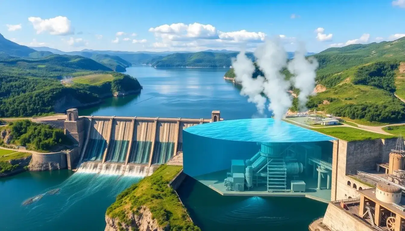 How does water evaporation impact the efficiency of pumped hydro storage