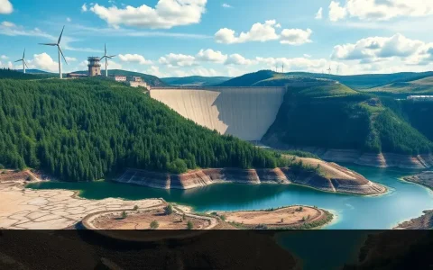 What are the long-term ecological impacts of constructing large dams for pumped hydro storage