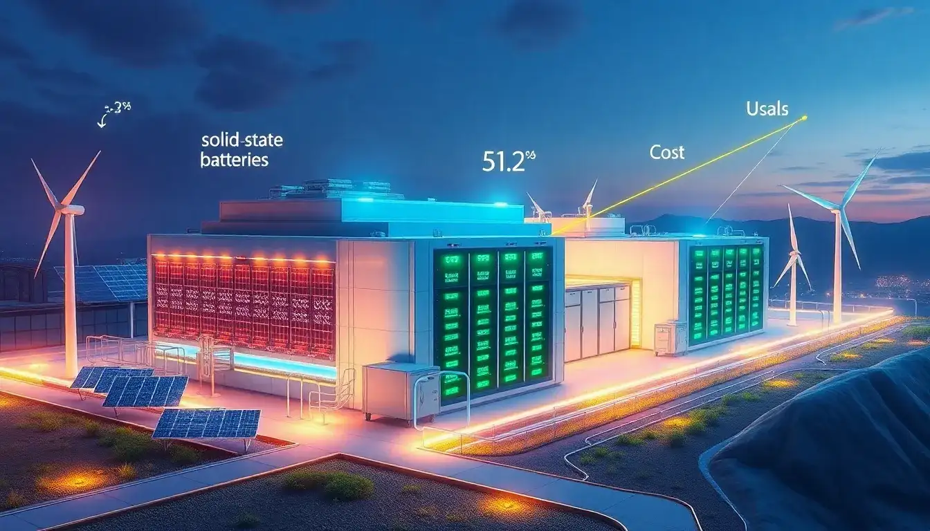 How will solid-state batteries impact the cost of utility-scale energy storage