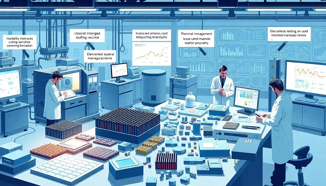 What are the current challenges in manufacturing solid-state batteries