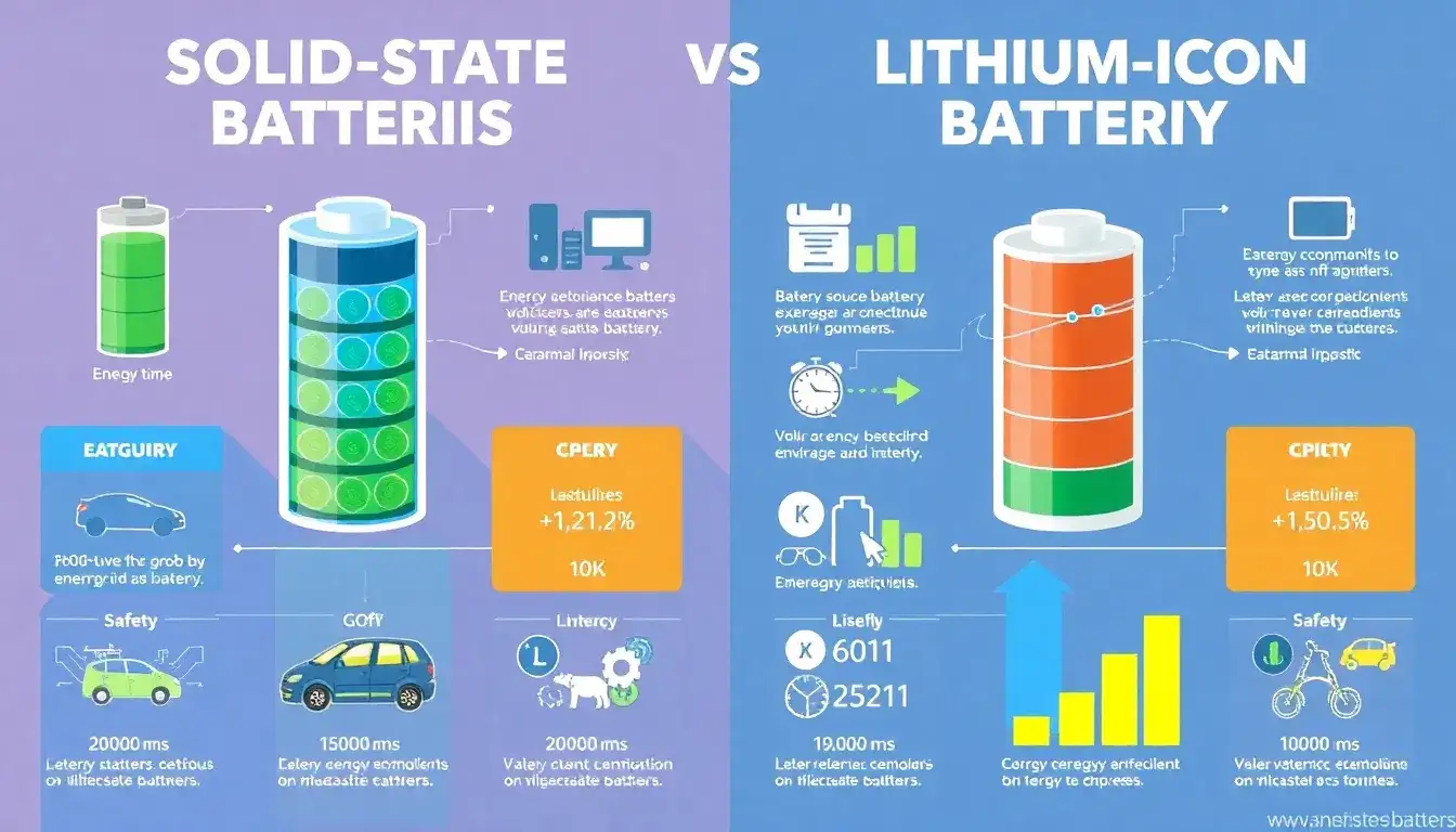 How do solid-state batteries compare to lithium-ion batteries in terms of energy efficiency