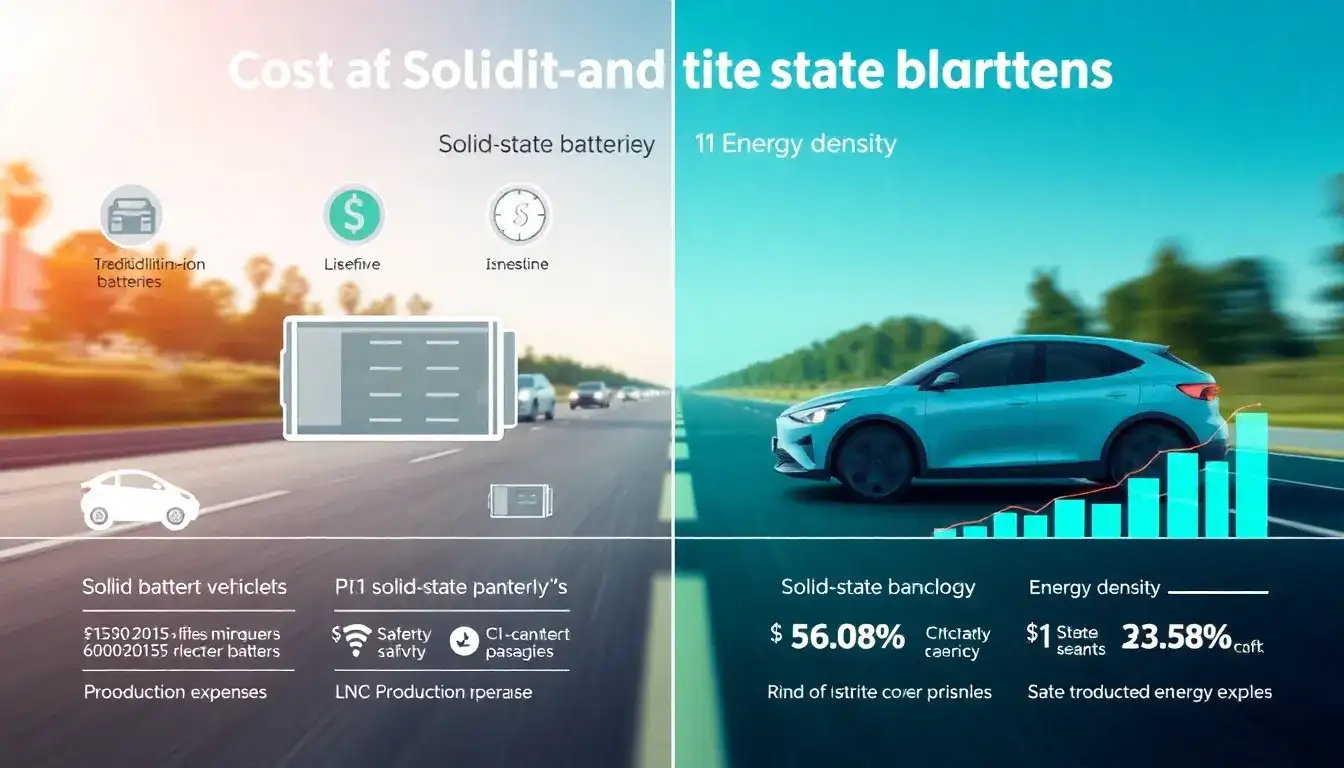 What are the cost implications of using solid-state batteries in electric vehicles