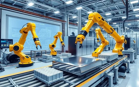 How do companies like KUKA and FANUC contribute to the automation of solid-state battery production