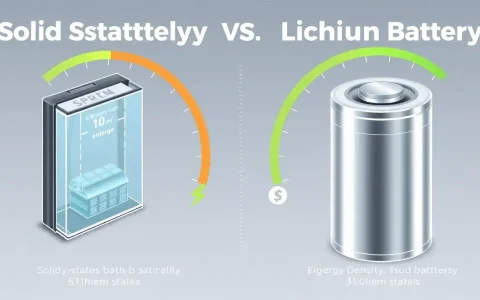How do the energy densities of solid-state and lithium-ion batteries compare