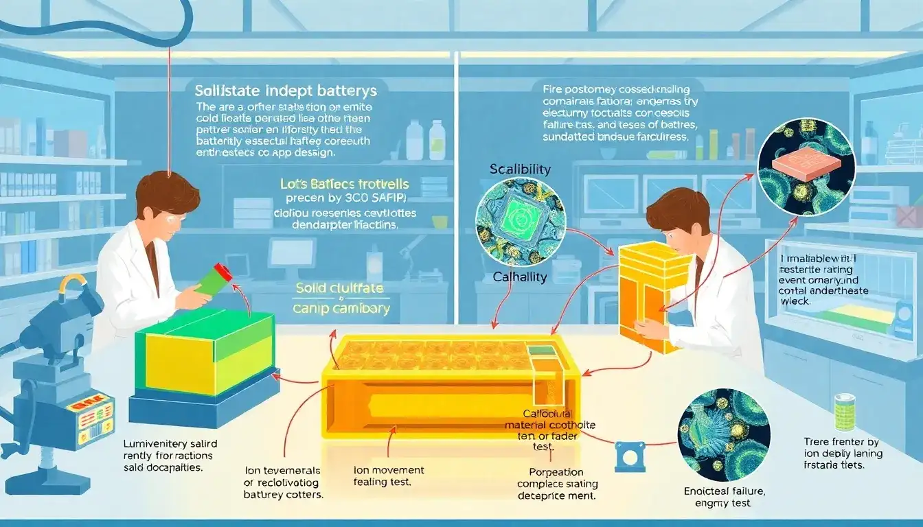 What are the main challenges in developing solid-state batteries