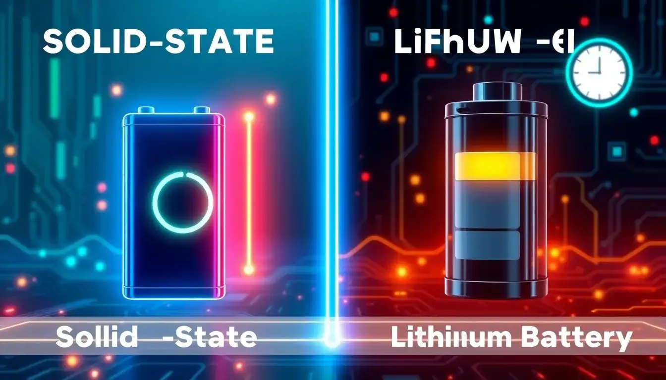 How does the charging time of solid-state batteries compare to lithium-ion batteries