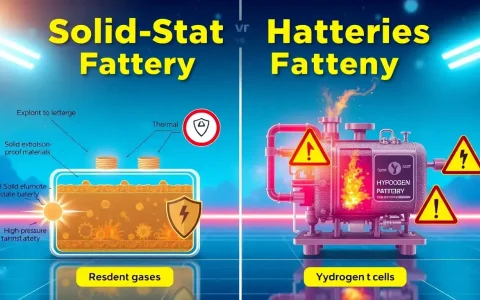 What are the main safety advantages of solid-state batteries over hydrogen fuel cells