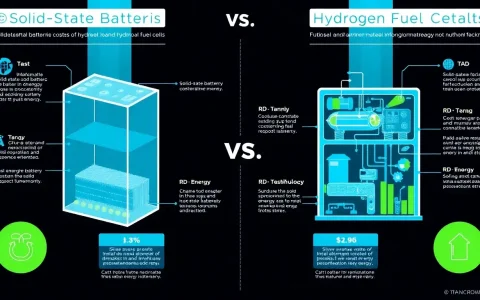 How do the costs of developing and implementing solid-state batteries compare to hydrogen fuel cells