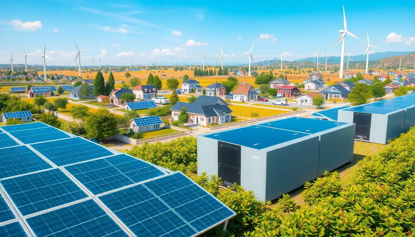 How do solid-state batteries contribute to the development of clean energy microgrids