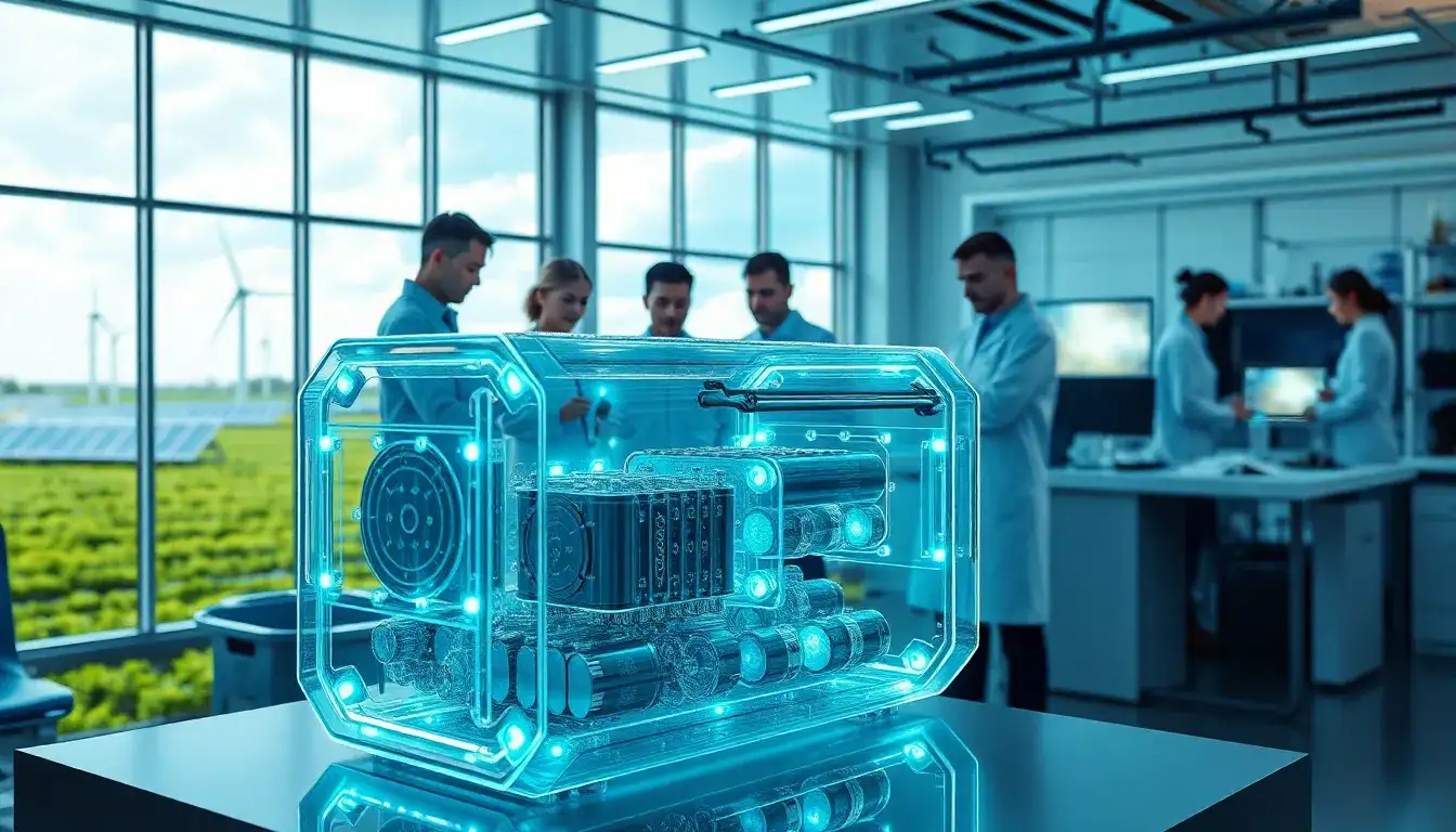 Are there any companies leading the development of solid-state batteries for utility-scale applications