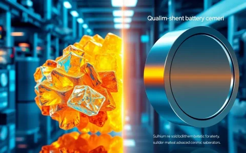 What are the main differences in the materials used by Solid Power and QuantumScape