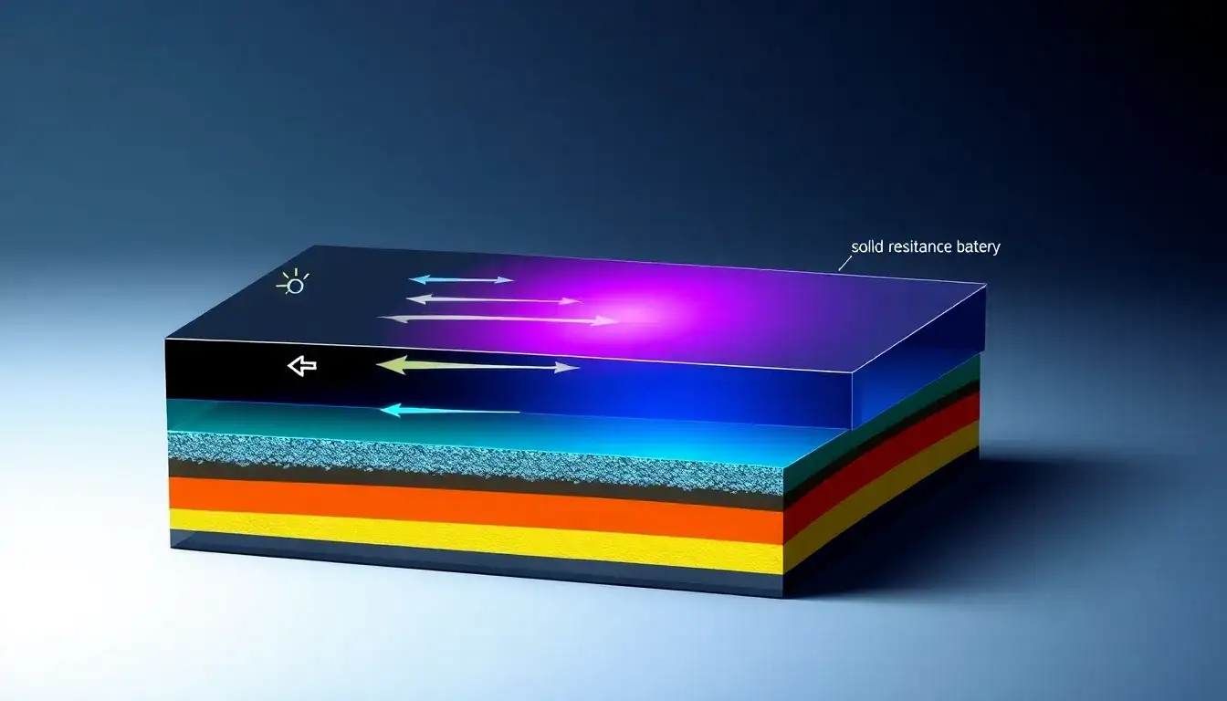 How does cell resistance affect the performance of solid-state batteries