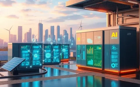 How does AI and machine learning enhance the performance of energy storage systems