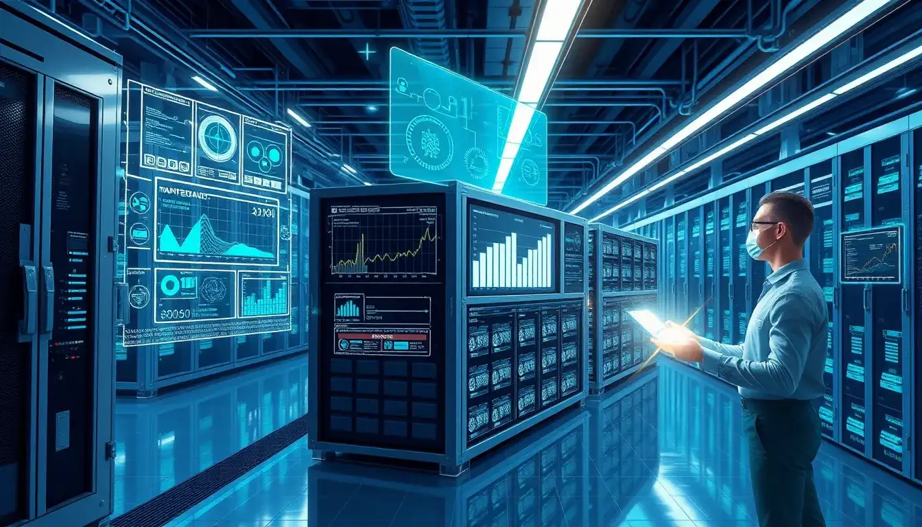 What role does AI play in predictive maintenance for batteries