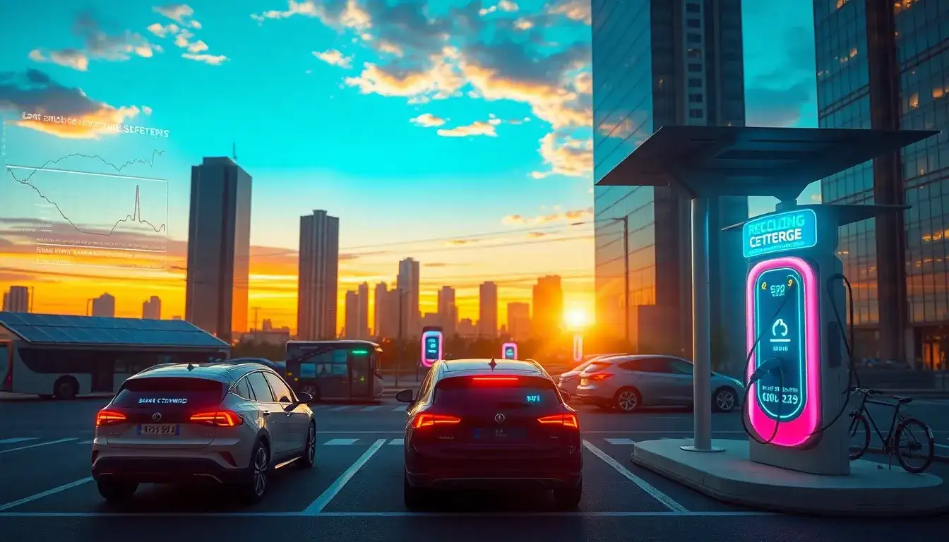 How does AI optimize charging times to minimize energy costs