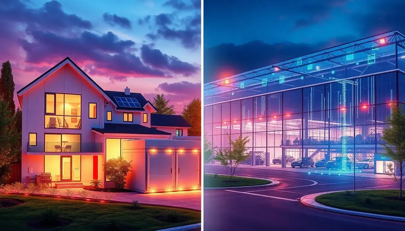 Can AI optimize energy storage for both residential and commercial use