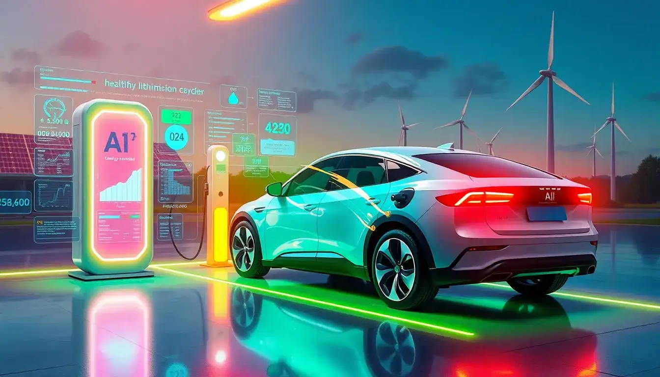 How does AI optimize charging cycles for lithium-ion batteries