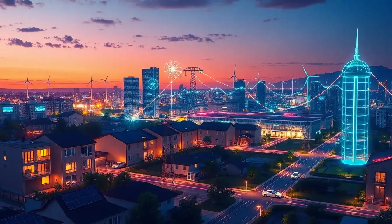 How does AI-driven technology improve the efficiency of smart grids