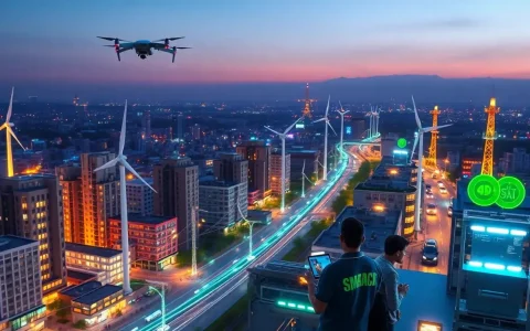 How does AI contribute to smart grids and reducing power outages