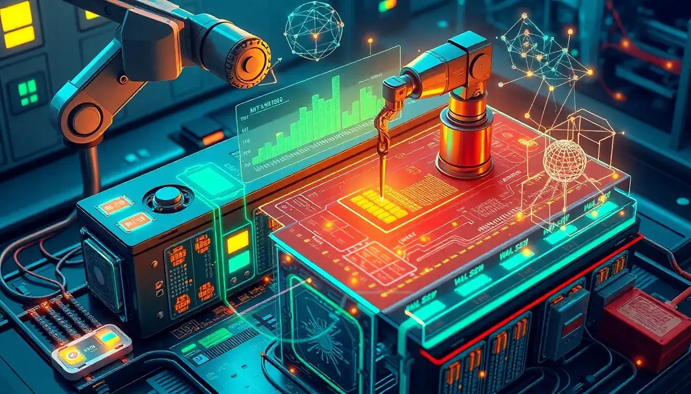 How does AI-driven predictive maintenance work in battery systems