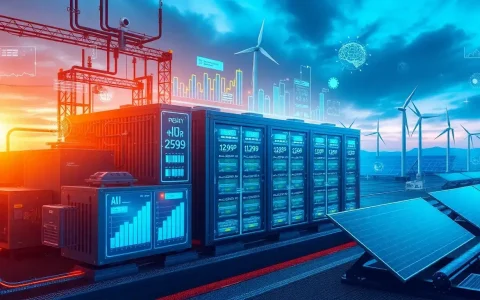 How does AI-driven predictive analytics enhance energy storage efficiency