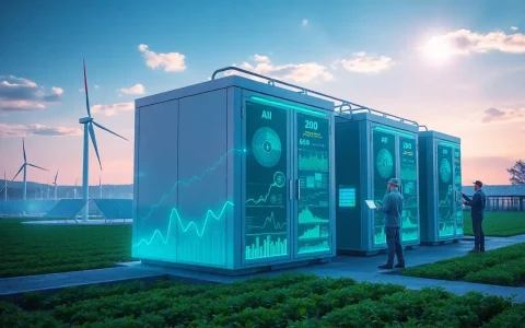 How does AI-driven energy storage contribute to renewable energy adoption