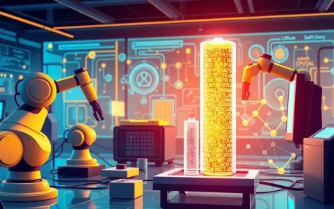 How does machine learning improve the efficiency of battery materials