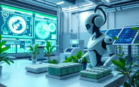 How does machine learning improve the sustainability of battery material production