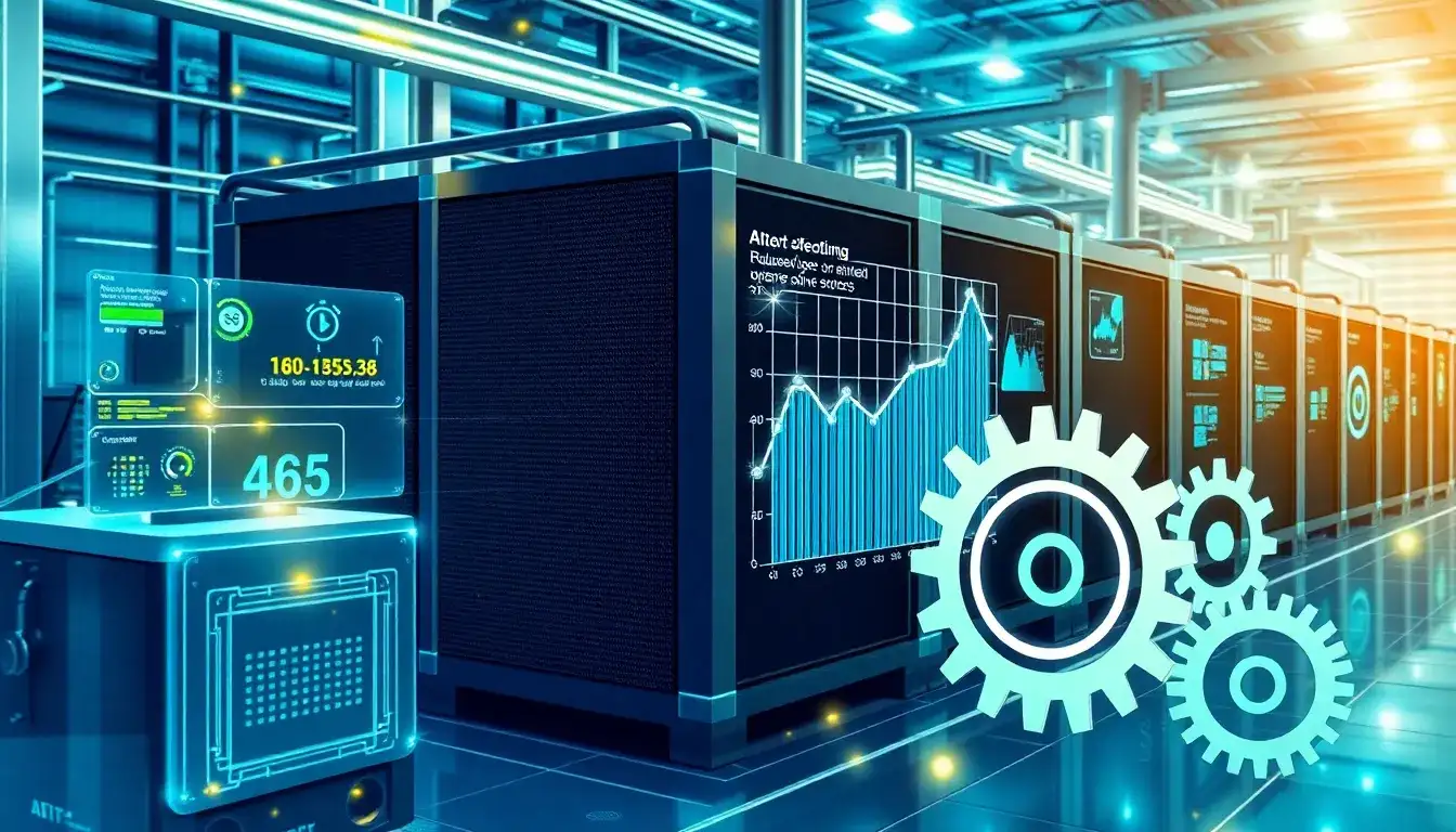 What are the economic benefits of AI-driven predictive maintenance for energy storage