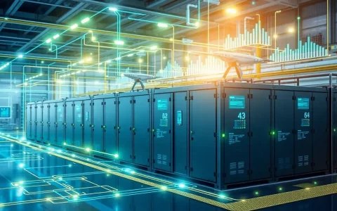 How does AI-driven predictive maintenance work in energy storage systems
