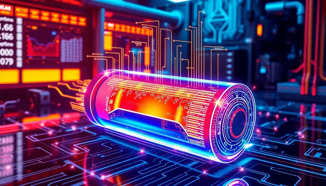 How does AI manage temperature regulation in lithium-ion batteries