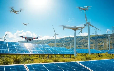 How does AI improve the efficiency of solar and wind energy