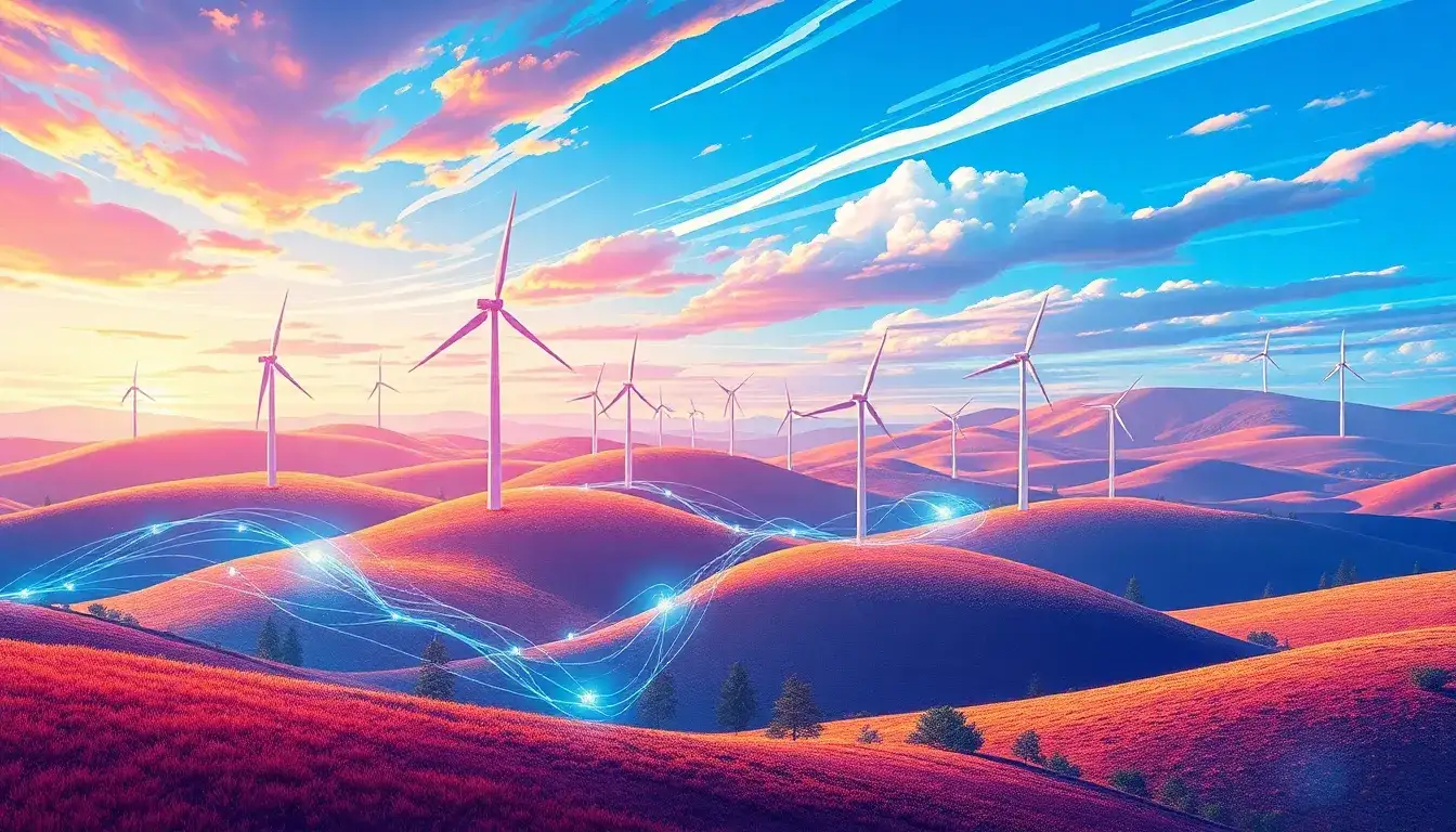 How does AI predict wind power output