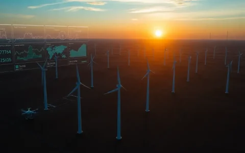 How does AI optimize the layout of wind farms