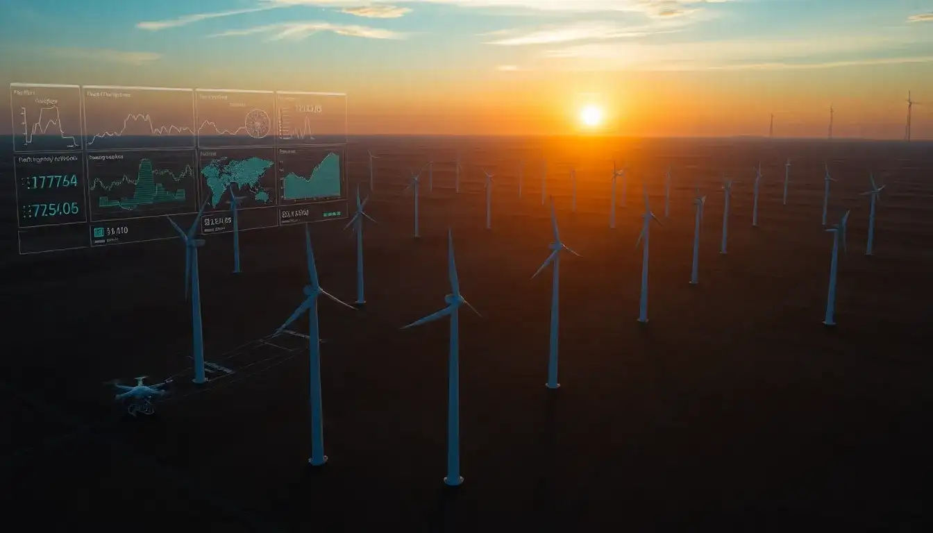How does AI optimize the layout of wind farms
