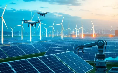 What role does AI play in predictive maintenance for renewable energy