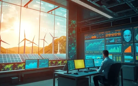How does AI help predict supply and demand fluctuations in renewable energy