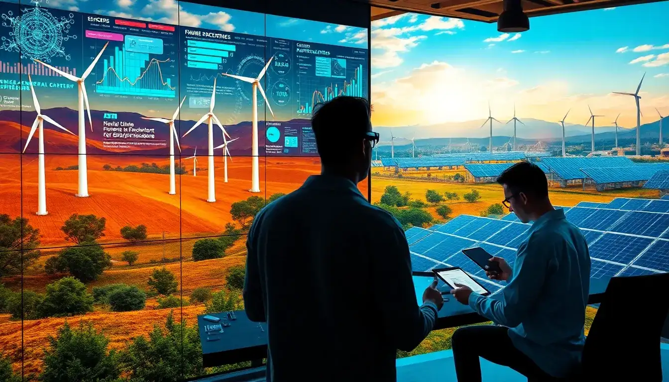 How does AI enhance predictive maintenance in renewable energy systems