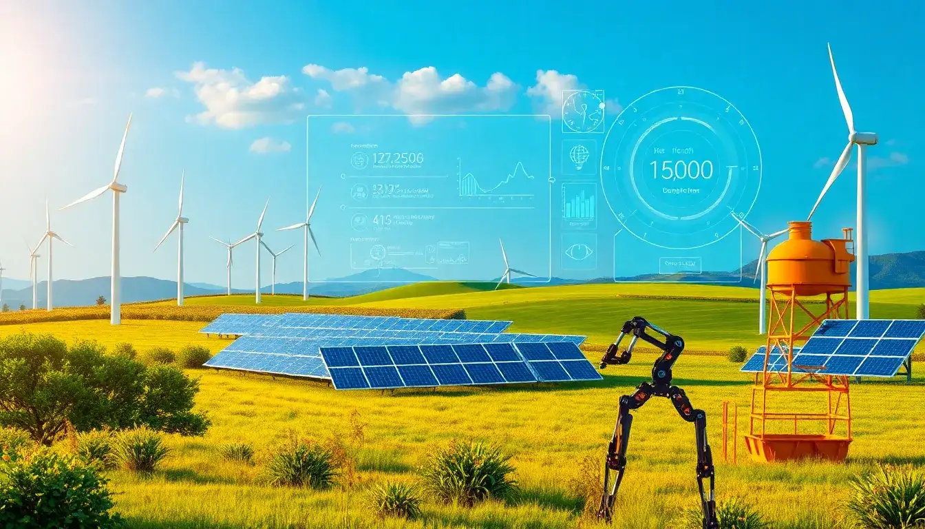 What role do sensors play in AI-driven predictive maintenance for renewable energy