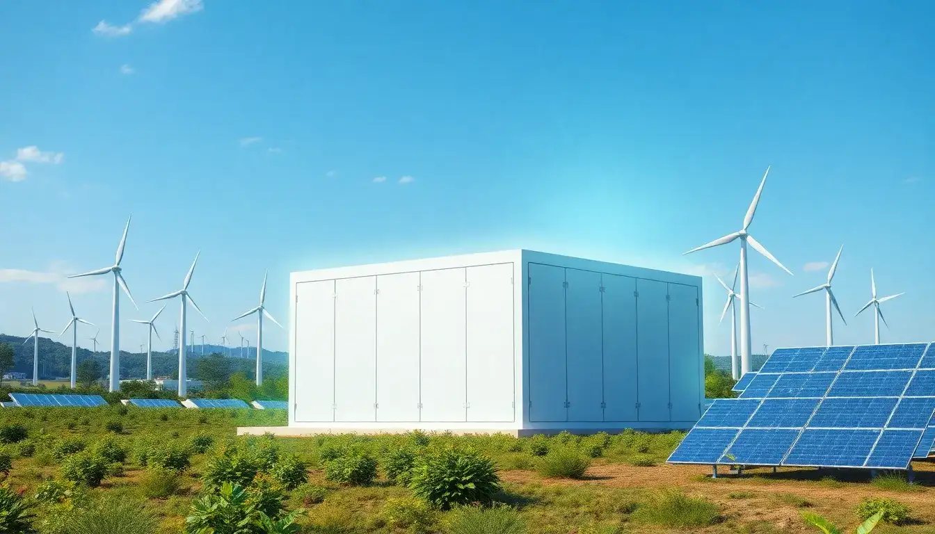 How does utility-scale energy storage help in reducing greenhouse gas emissions