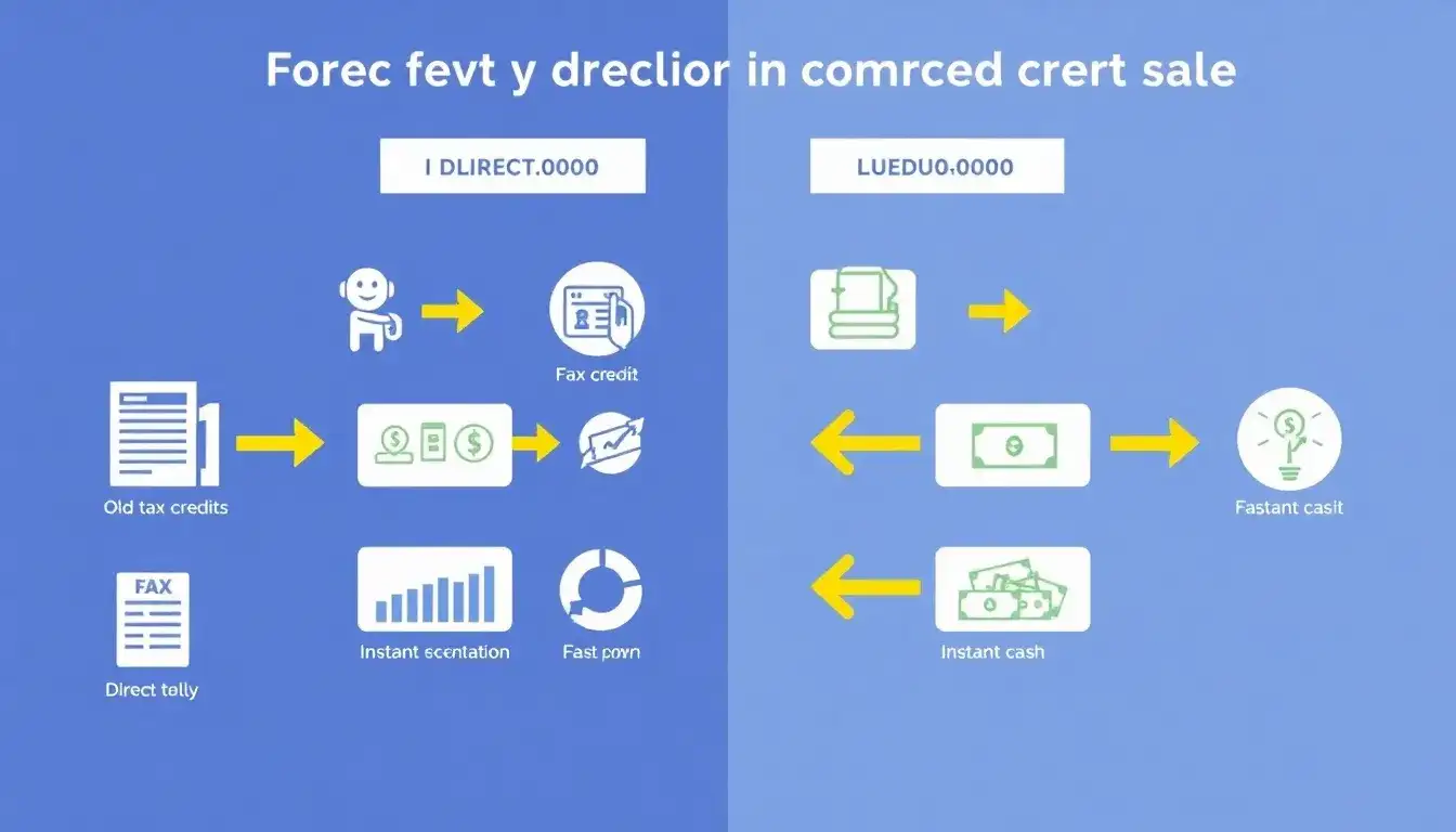 How do the new direct pay and credit sales mechanisms under the IRA compare to previous tax credit structures