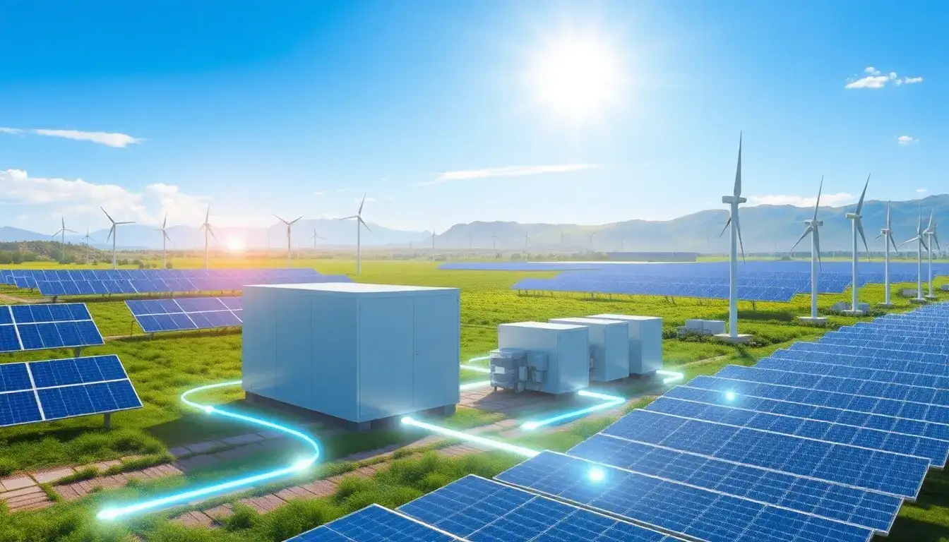 How does utility-scale energy storage help integrate renewable energy sources
