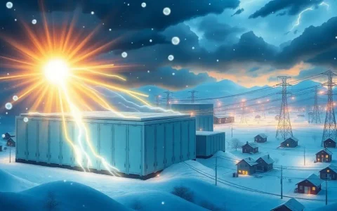How does utility-scale energy storage help during extreme weather events