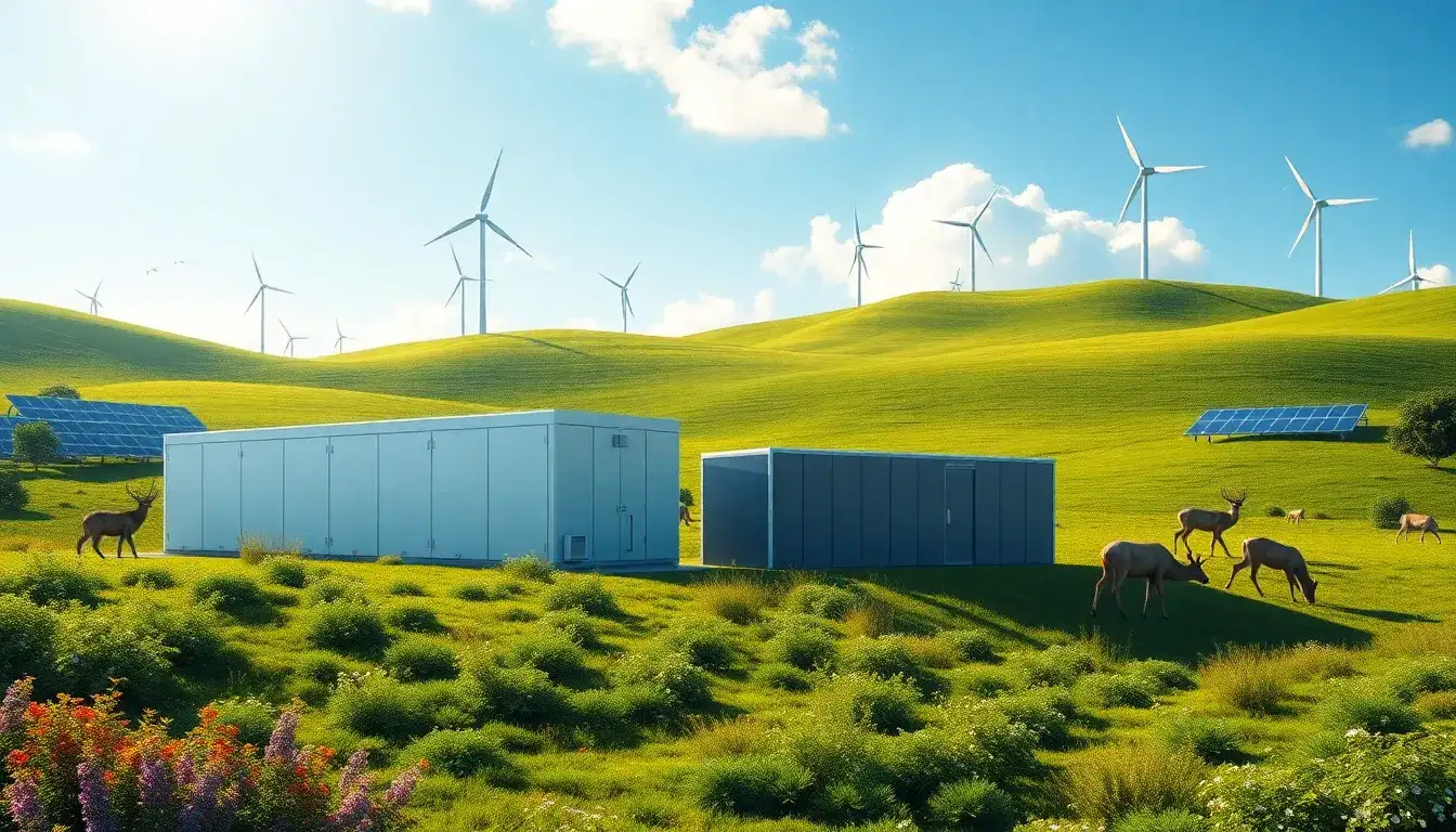 What are the environmental benefits of utility-scale energy storage
