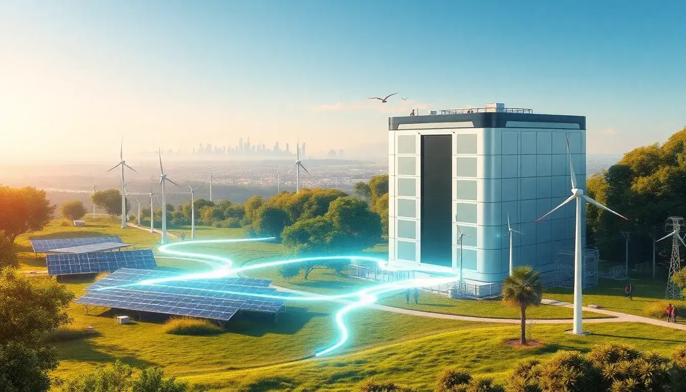 How does utility-scale energy storage reduce reliance on fossil fuels