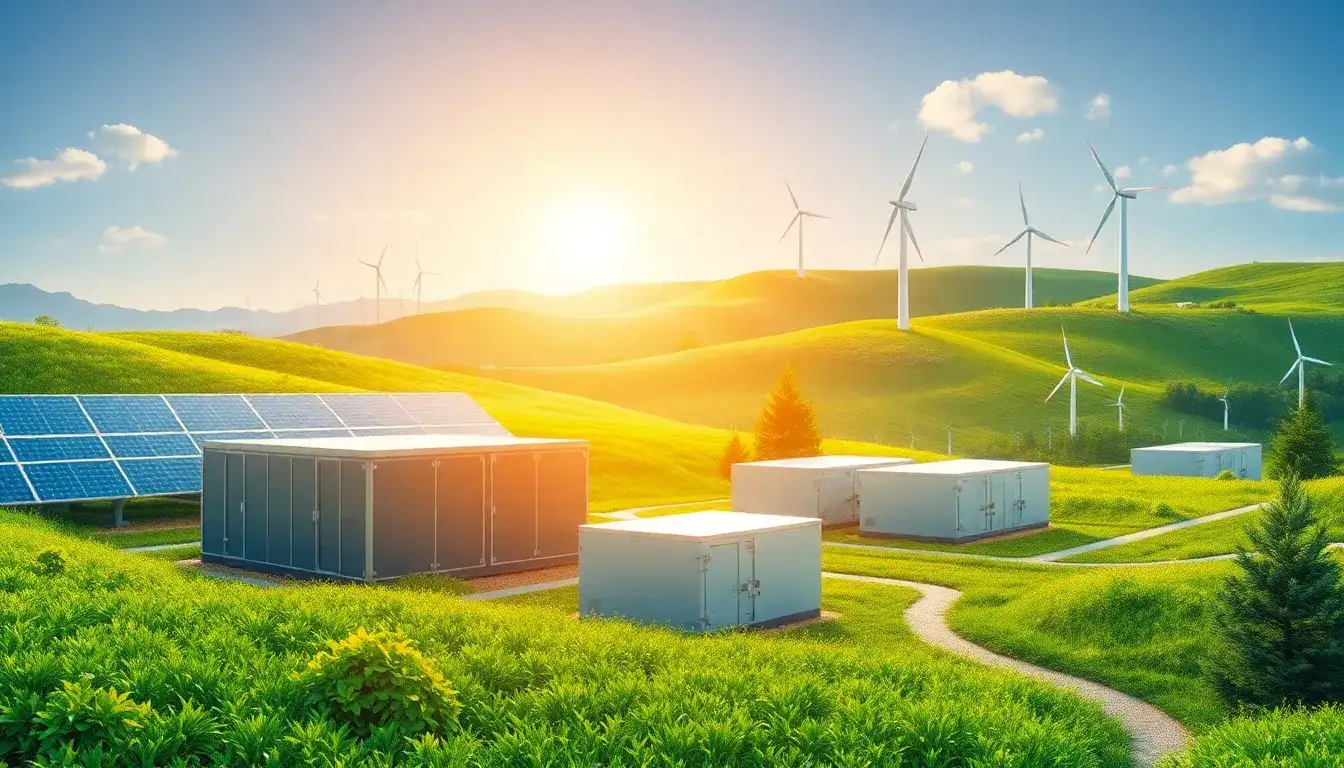 How does utility-scale energy storage contribute to reducing greenhouse gas emissions